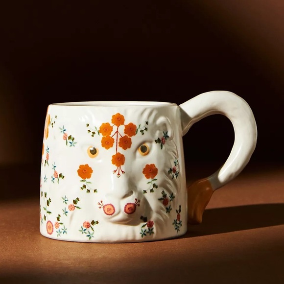 Anthropologie Other - ✨HP x 2 ✨ NWTS ANTHRO LION MUG (4 Available)